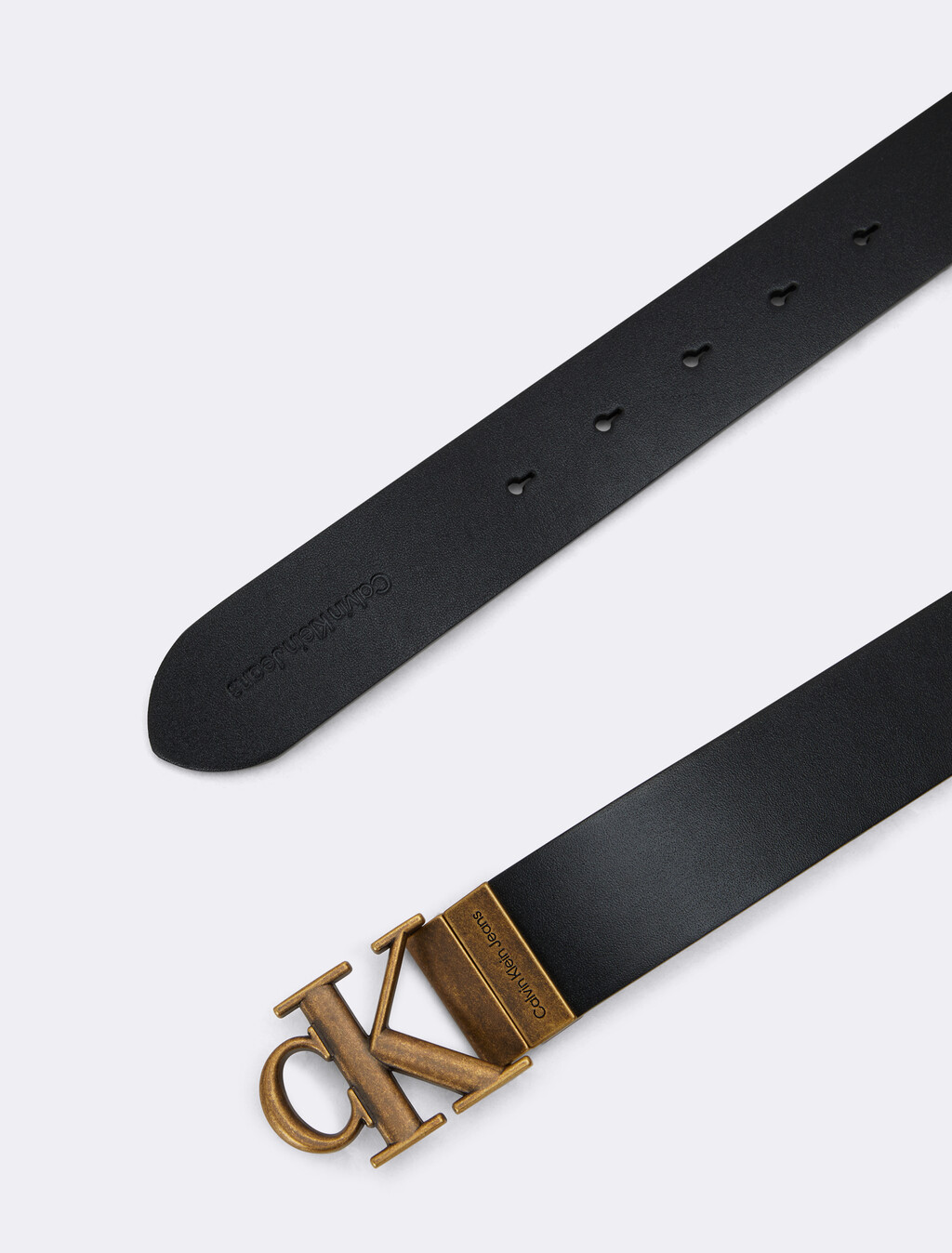Monogram 飾牌雙面腰帶 35 公厘, Black/Bitter Brown, hi-res