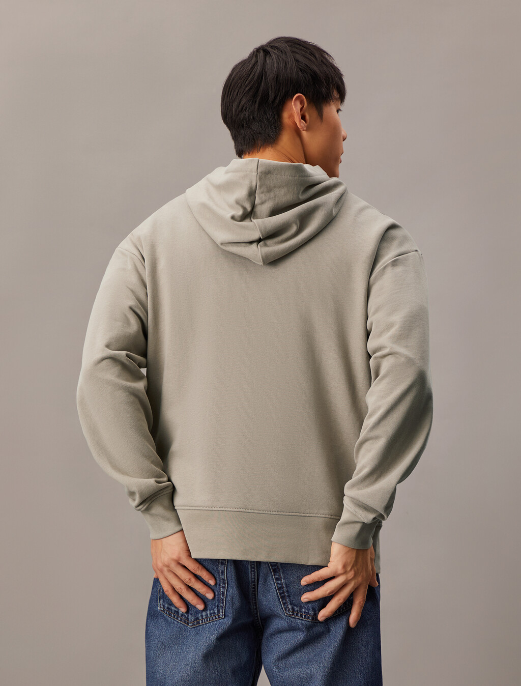 Hero Logo 毛巾布連帽上衣, Vintage Khaki, hi-res