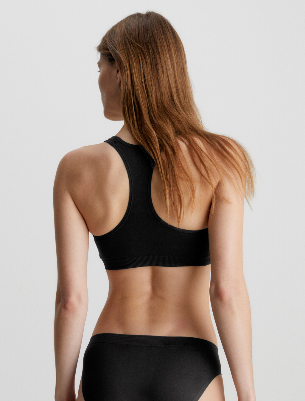 Bonded Flex Unlined Bralette, Black, hi-res