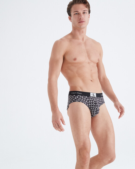 CALVIN KLEIN 1996 微細纖維低腰三角內褲