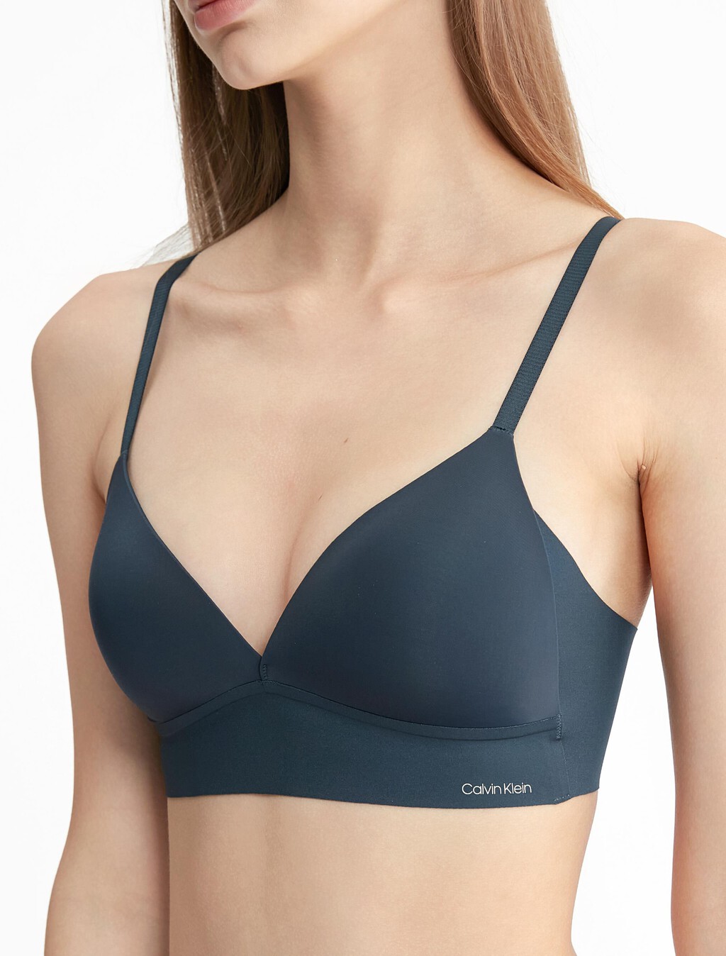 Invisibles Lightly Lined Triangle Bra, Blueberry, hi-res