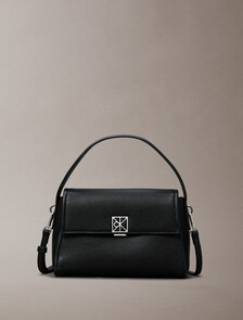 Pebble Grain Shoulder Bag, Black, hi-res