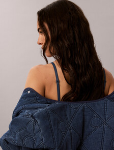 Quilted Denim Liner Jacket, CK QUILTED INDIGO, hi-res
