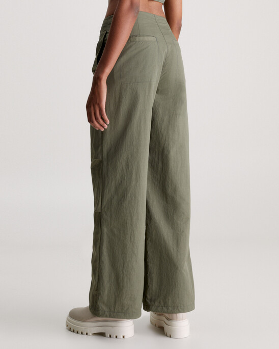 Soft Nylon Parachute Pants