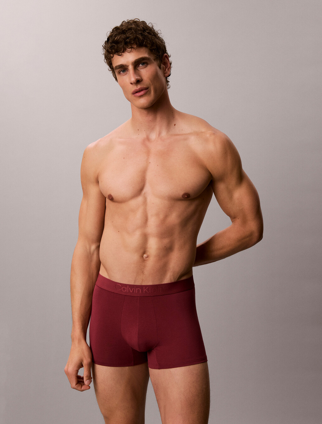 Trunks - CK Black Cotton, Established Red, hi-res