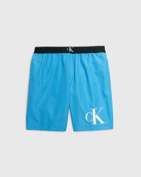 CK Monogram Long Swim Shorts