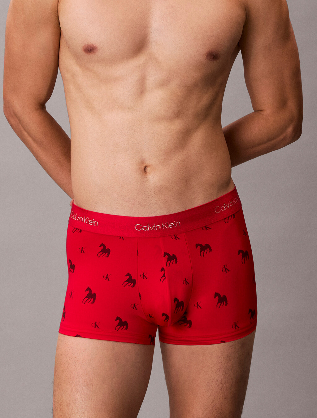 農曆新年限定低腰平口內褲, Untamed Horses_Rouge, hi-res