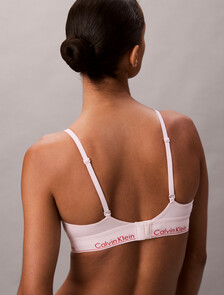 Lightly Lined Triangle Bralette - Icon Cotton Modal, Potpourri, hi-res