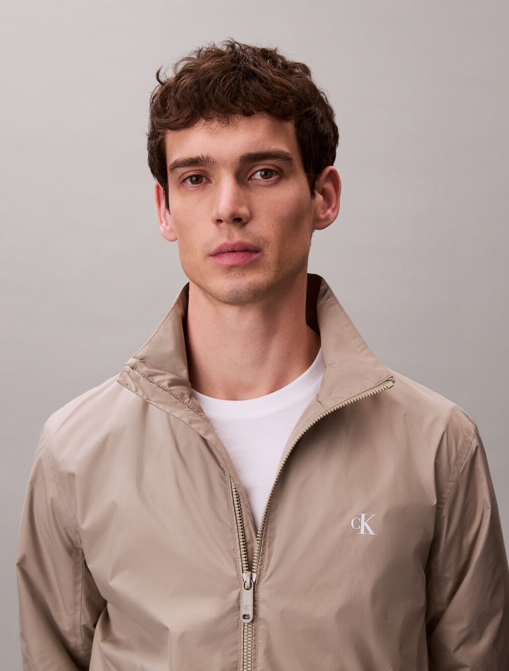 Technical Zip-Up Jacket, Vintage Khaki, hi-res