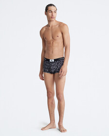 Calvin Klein 1996 微細纖維低腰內褲, HALFTONE GLITCH LOGO PRINT+BLACK, hi-res