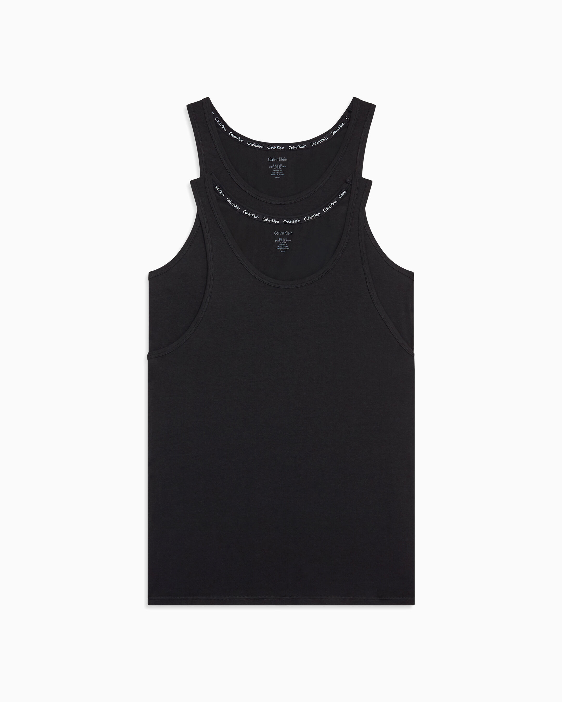Calvin klein black tank top sale