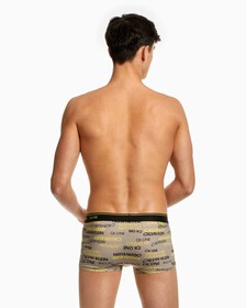 CK ONE PRINT MICRO LOW RISE TRUNKS, 10210 LOGO WARP PRINT+SATELLITE, hi-res