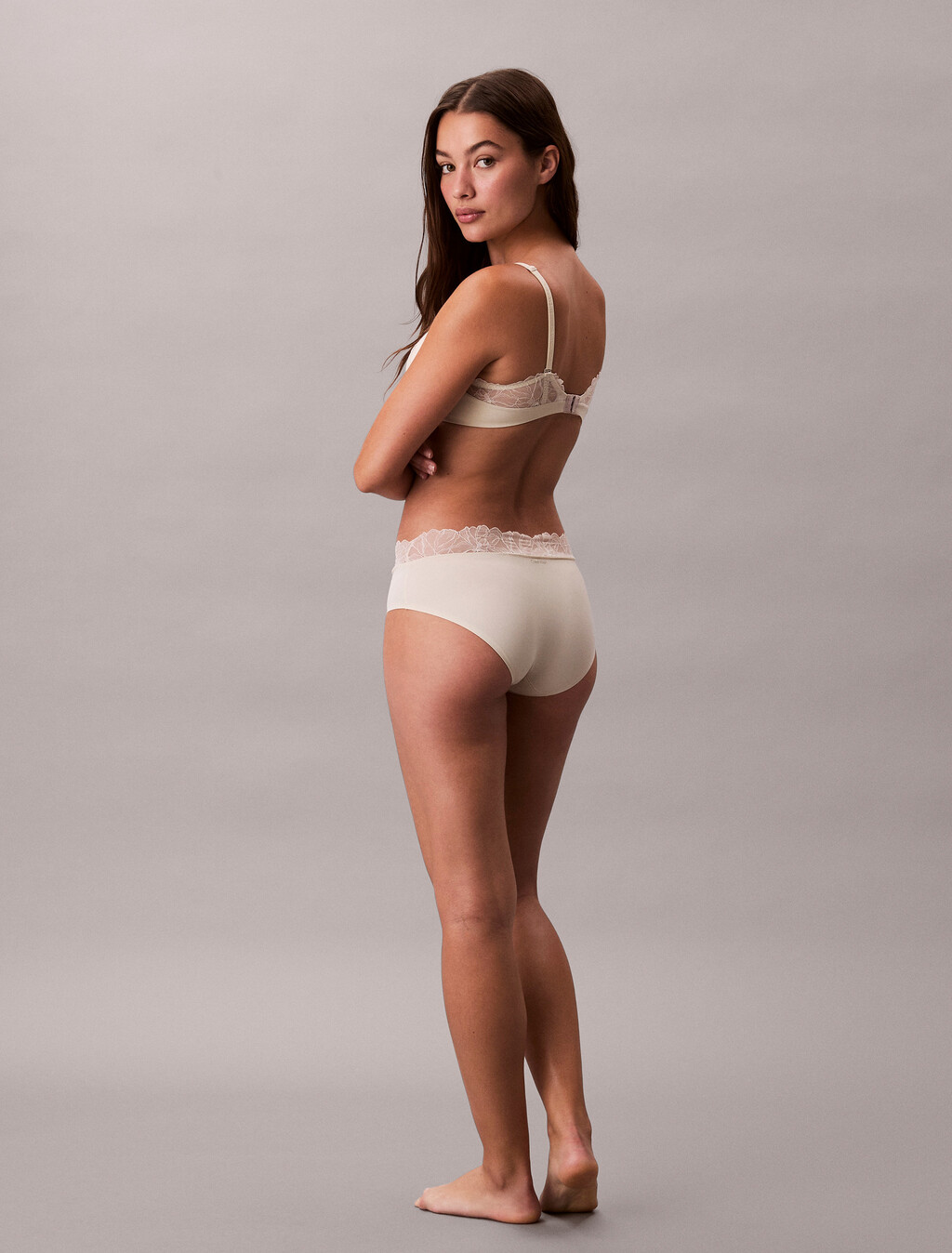 Perfectly Fit Lace Hipster, Bone White, hi-res