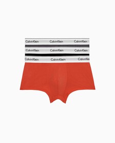 MODERN COTTON 彈性低腰四角褲（3 件組）, TURNED MANGO EXCALIBUR BLACK, hi-res