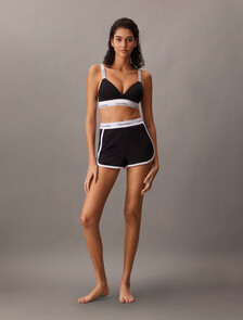 Modern Cotton Sleep Shorts, Black (Legacy 001), hi-res