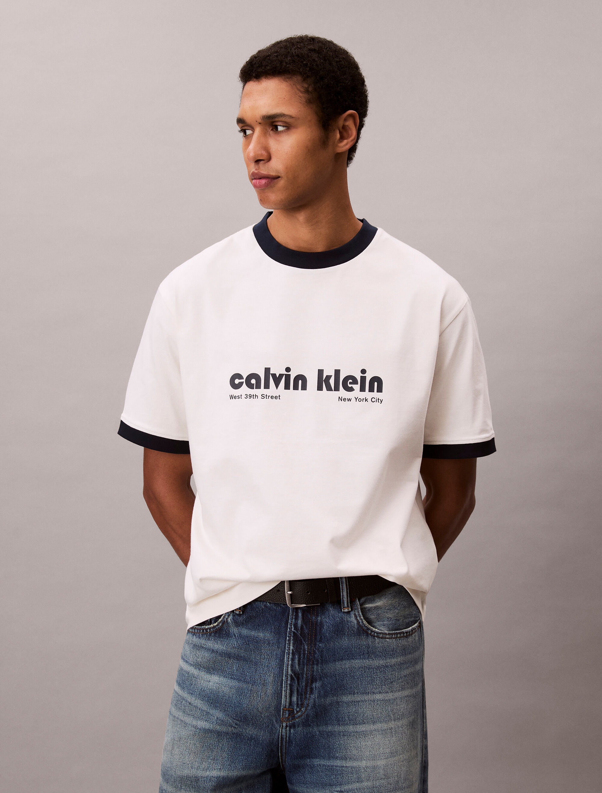 大人気★ ★Relaxed Fit Retro Logo Ringer T-shirt Retro Ringer T-shirt - Grey | Levi's® US