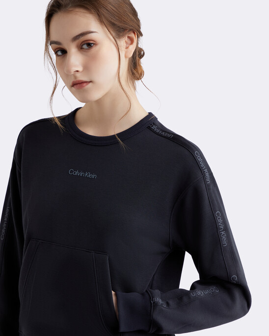 Cropped French Terry Sweatshirt