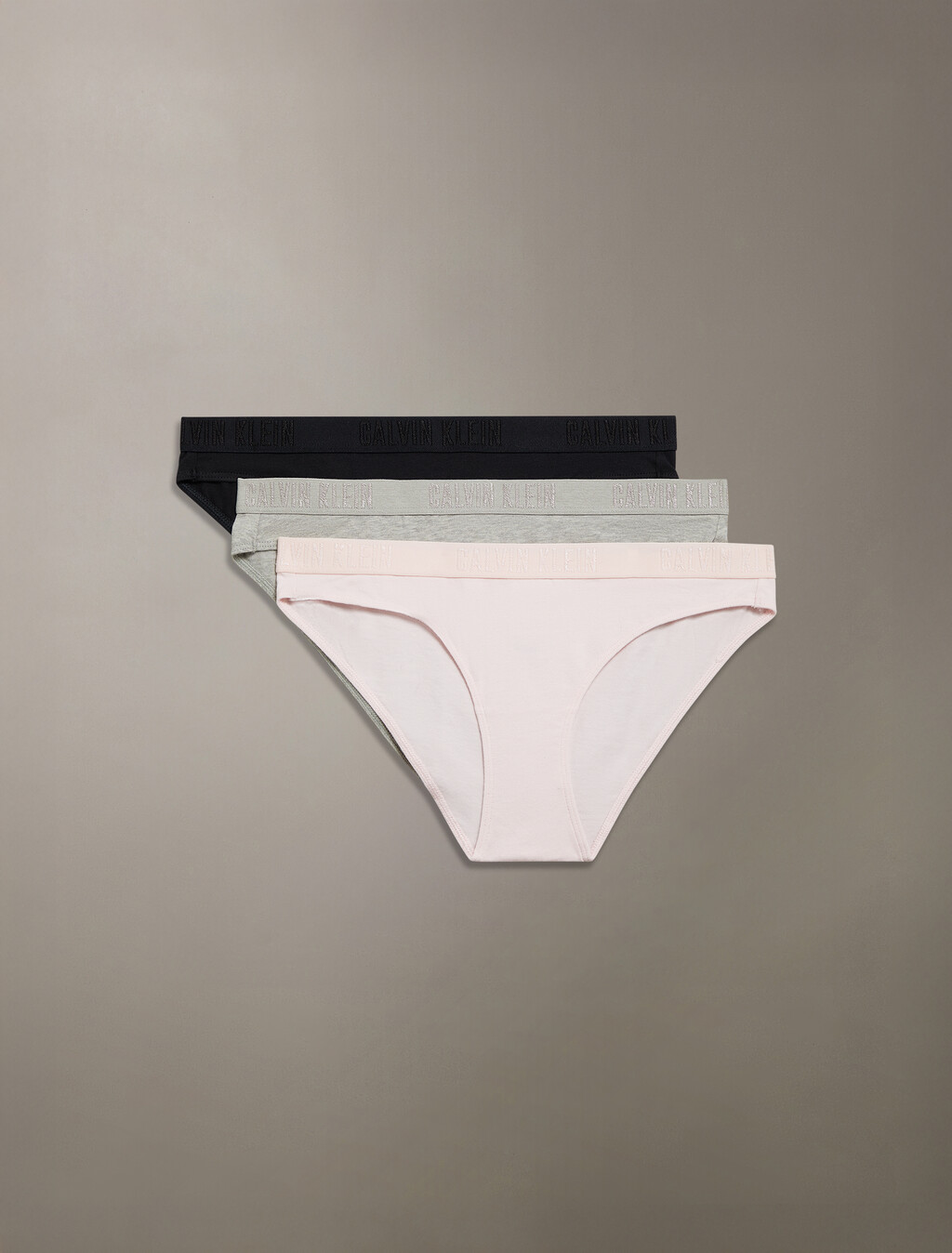 Monochrome Cotton Stretch Cheeky Bikini 3 Pack, BLACK/GREY HEATHER/NYMPHS THIGH, hi-res