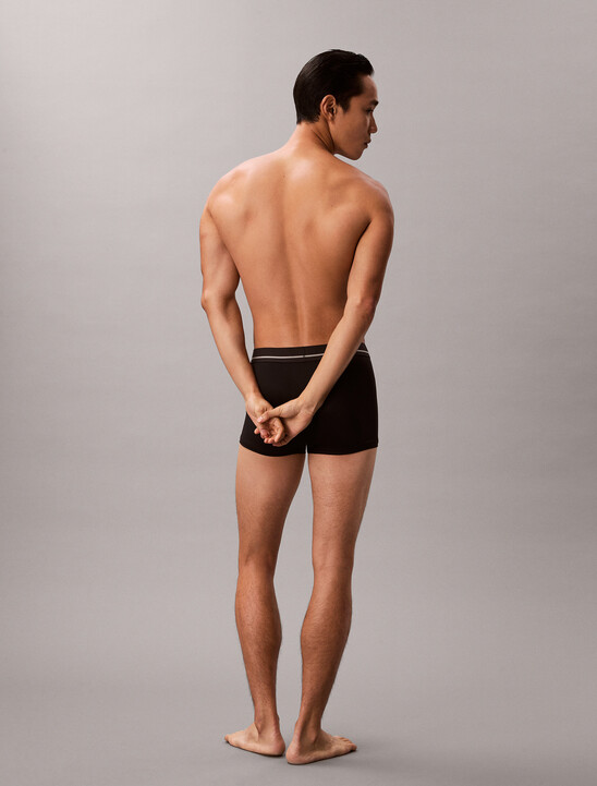 Icon 超細纖維彈性金屬感低腰平口內褲