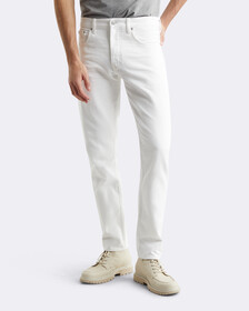 Authentic Straight Relaxed Denim Shorts, 027A WHITE, hi-res