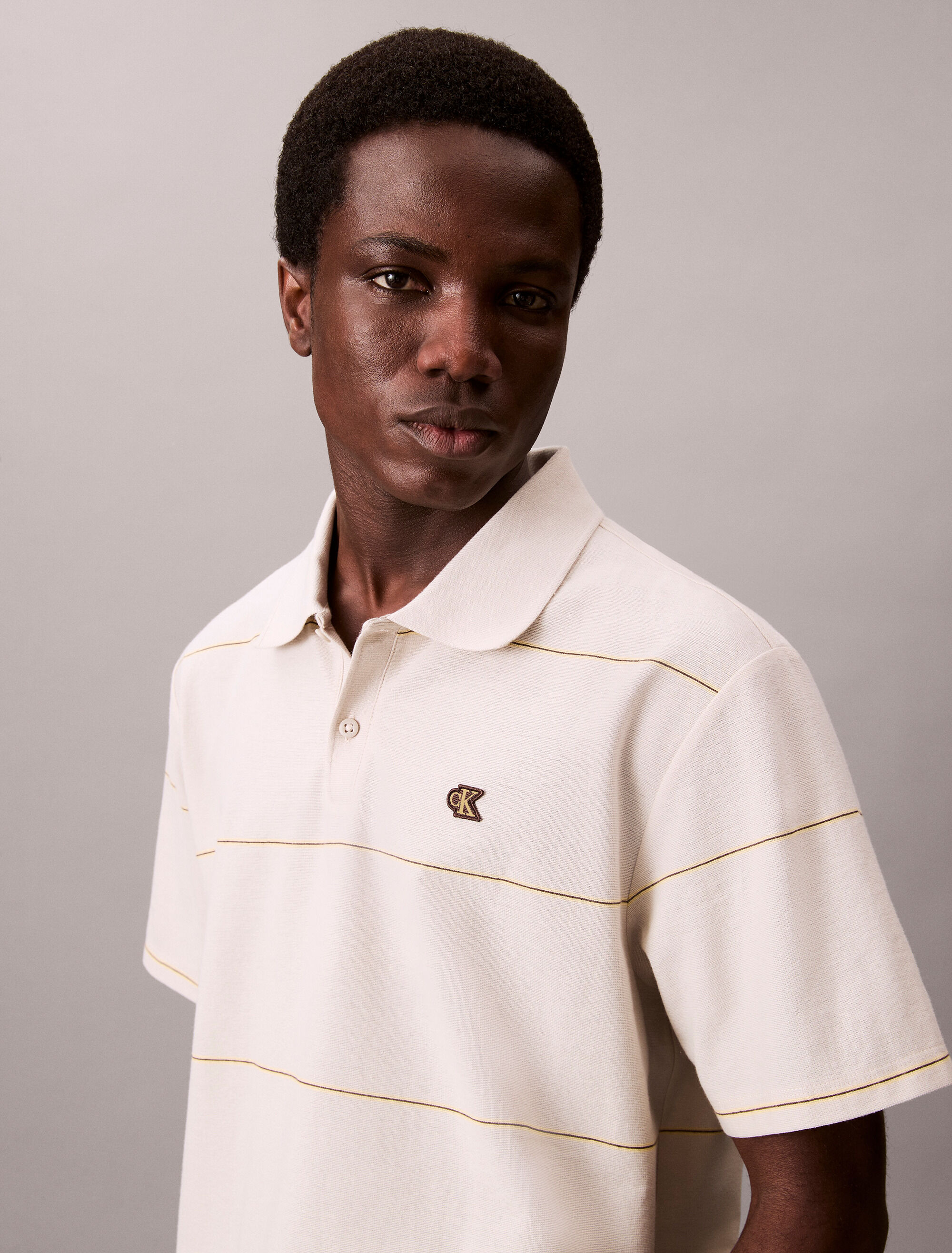 トップス the virgins stripe polo theVirgins stripe polo - theVirgins