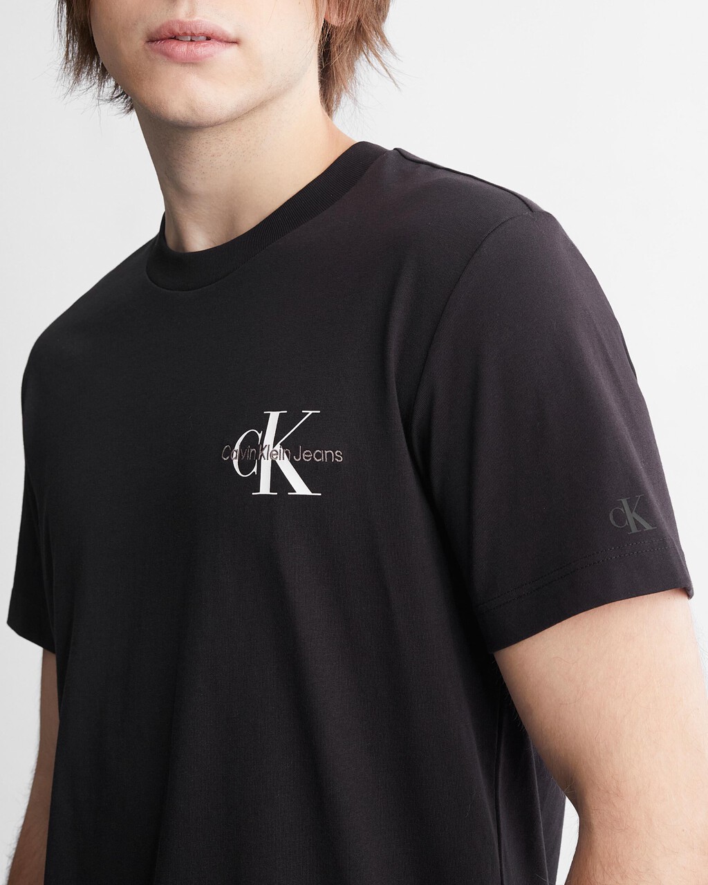 Monologo Organic Cotton Tee, Ck Black, hi-res