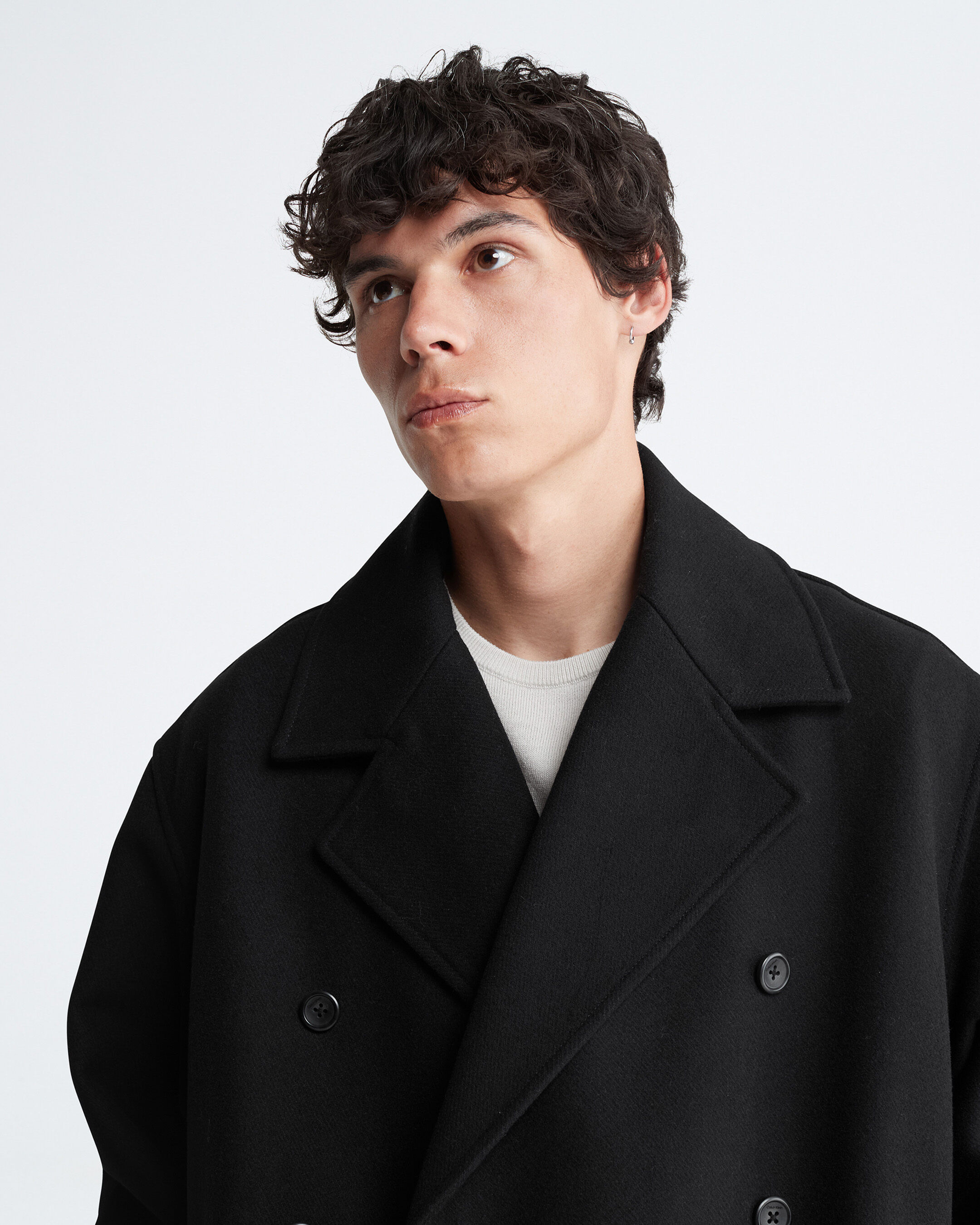 Calvin klein mens sales wool coat