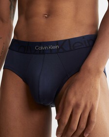 EMBOSSED ICON MICROFIBER HIPSTER BRIEFS, Blue Shadow, hi-res