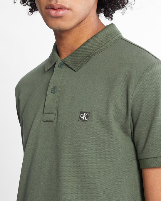 Ck 徽章修身光滑棉質 Polo 衫