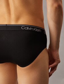 Microfiber Stretch 3-Pack Hip Brief, 3 Black, hi-res