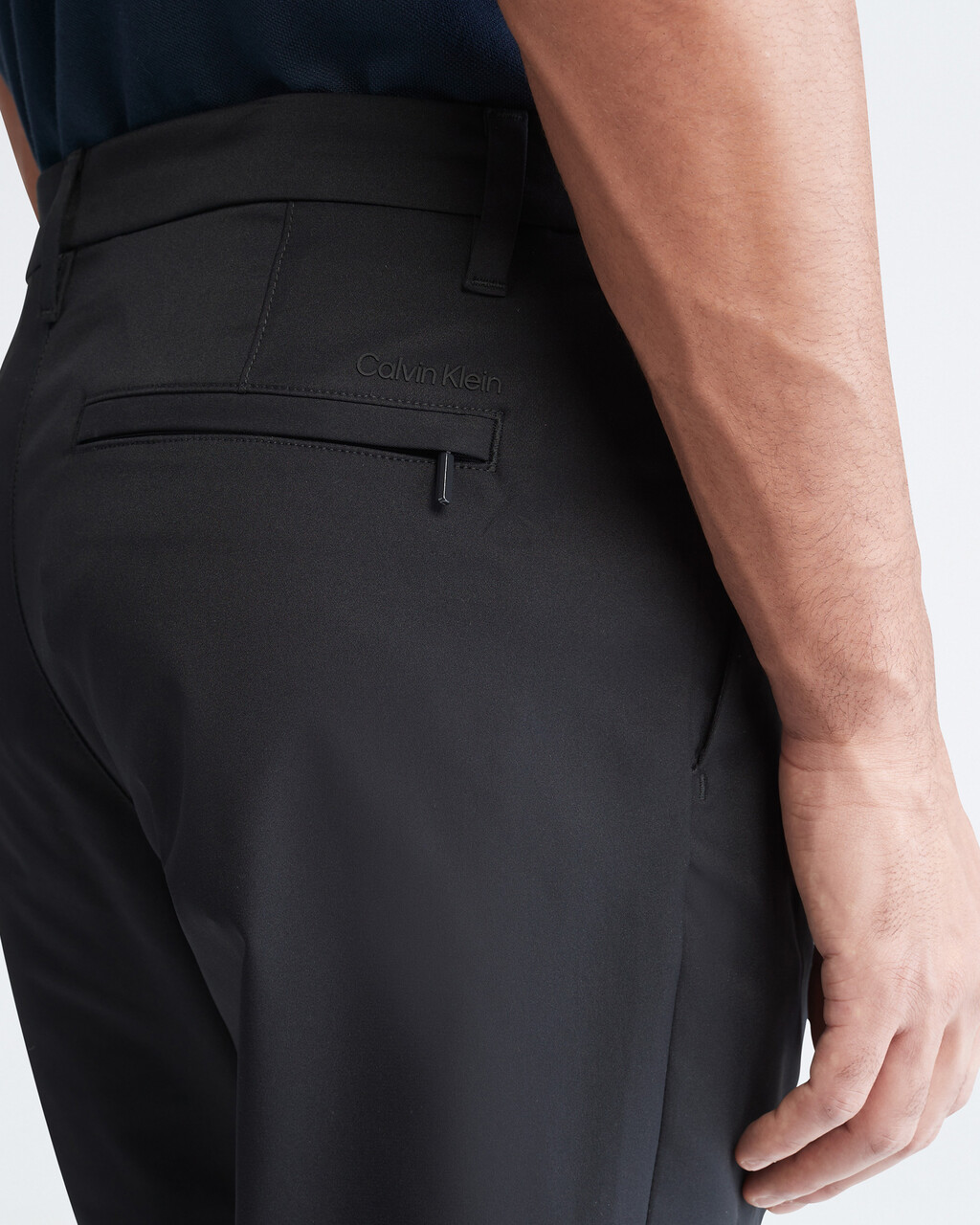 CALVIN KLEIN ATHLETIC SLIM STRETCH WOVEN CHINOS, Black Beauty, hi-res
