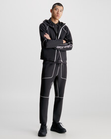 Topstitch Joggers, BLACK BEAUTY, hi-res