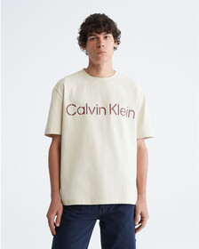KHAKIS RELAXED STENCIL LOGO TEE, Asparagus Green, hi-res