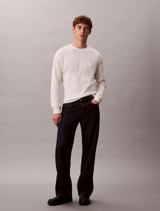 長袖華夫格 T 裇