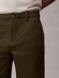 Refined Cotton Stretch Short, Fatigue, hi-res