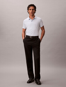 Stretch Cotton Slim Polo, Plein Air, hi-res