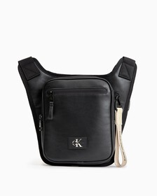CKJ Tagged Crossbody, BLACK, hi-res