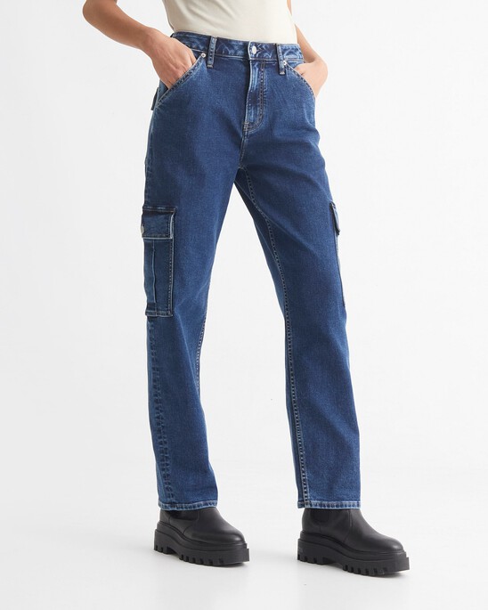 37.5 90S STRAIGHT CARGO JEANS