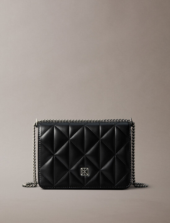 Quilted Emblem Logo Mini Bag
