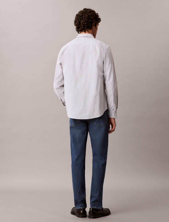 深色水洗 Body 窄腳牛仔褲