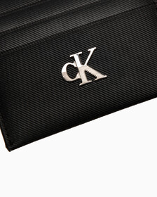 MINIMAL MONOGRAM 卡片套, BLACK, hi-res