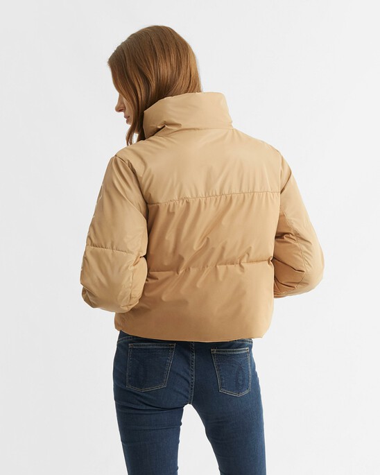 RECONSIDERED COLOR BLOCK PUFFER JACKET
