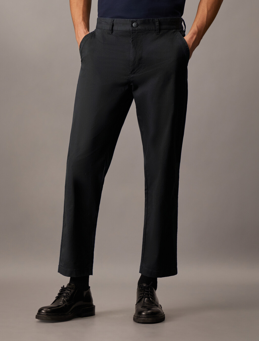 Essentials Taper Chinos, Ck Black, hi-res
