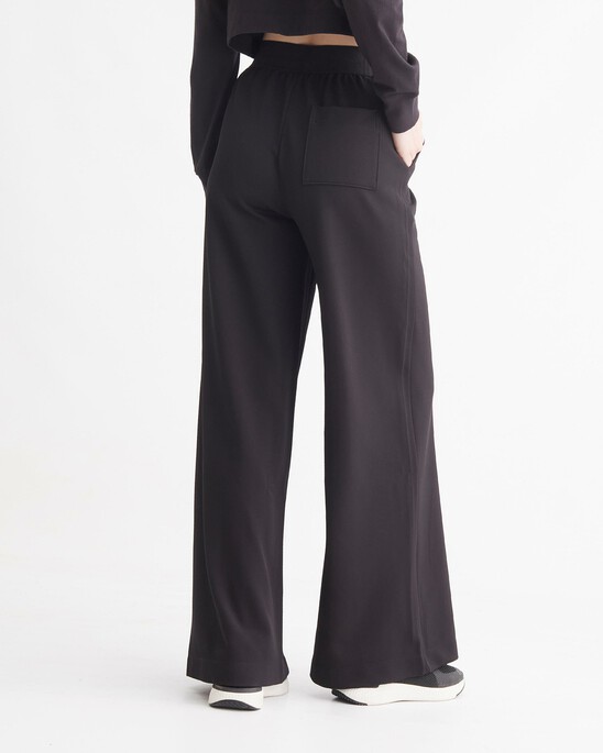 CK EFFECT WIDE LEG SWEATPANTS