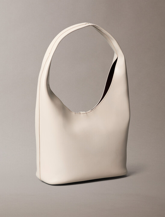 Stone Lock Slouchy Small Shoulder Bag
