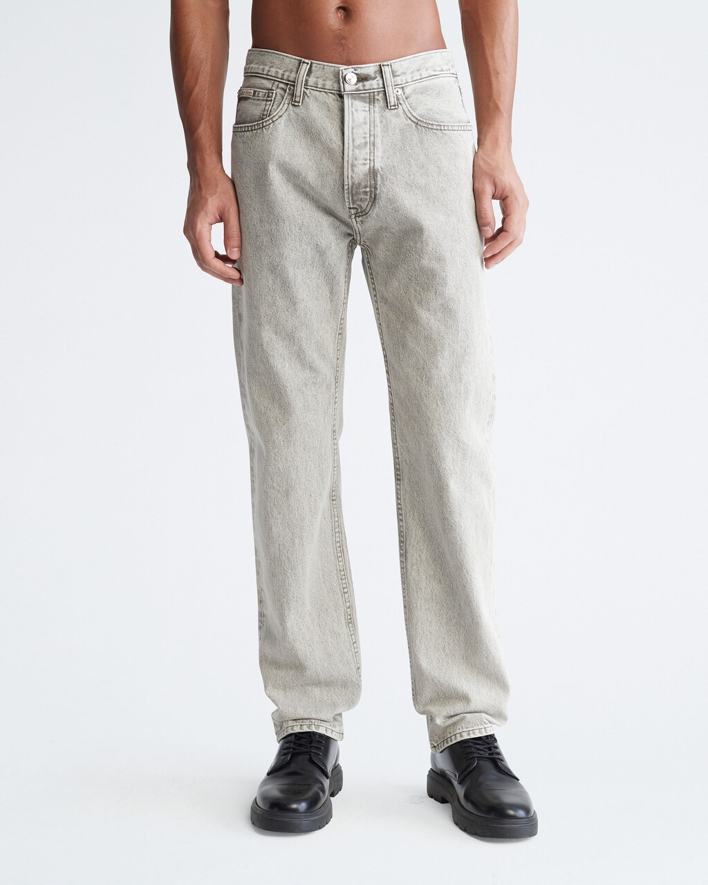 NATURALS STANDARD STRAIGHT FIT FOREST JEANS, LT FOREST, hi-res