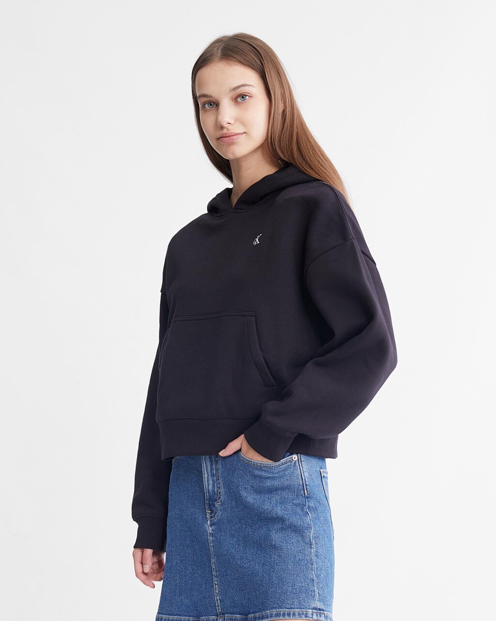 Archive Logo Fleece Hoodie, Black Beauty, hi-res