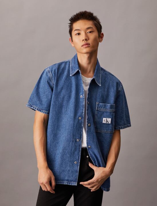 Denim Short Sleeve Shirt