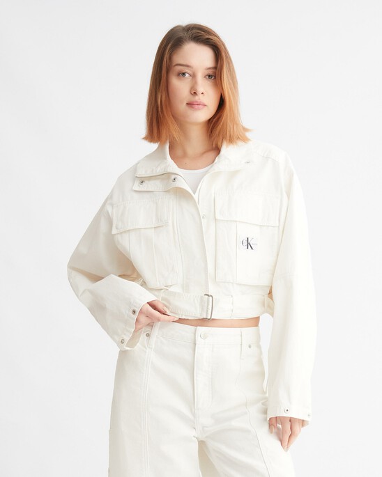 ICONIC BELTED UTILITY JACKET