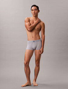 Monogram 圖案低腰平口內褲, misty grey w/ blue river fog, hi-res